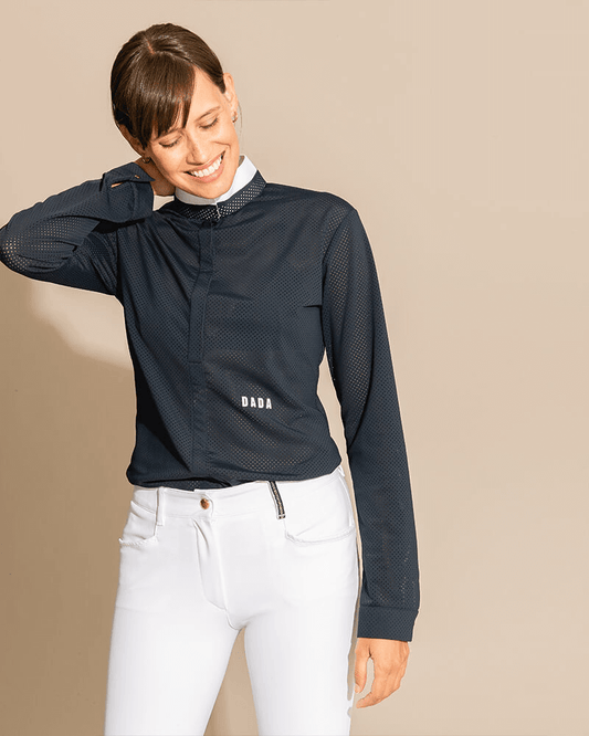 HELIOS Long Sleeve Show Shirt | Navy