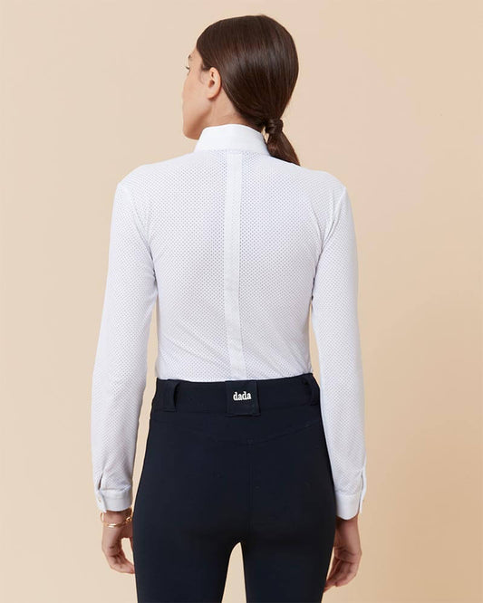 HELIOS Long Sleeve Show Shirt | White