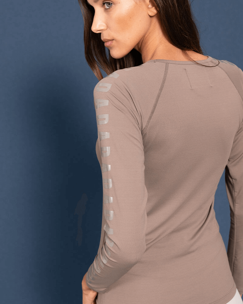 IZZY Long Sleeves T-Shirt | Taupe