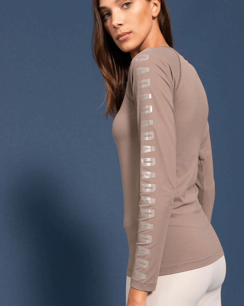 IZZY Long Sleeves T-Shirt | Taupe
