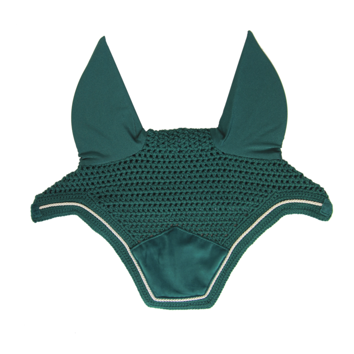 Wellington Velvet Fly Veil | Dark Green