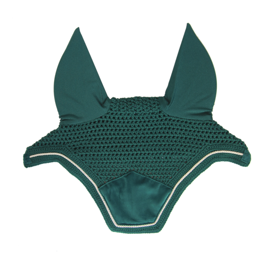 Wellington Velvet Fly Veil | Dark Green