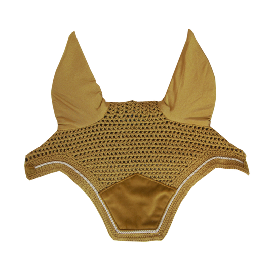 Wellington Velvet Fly Veil | Mustard