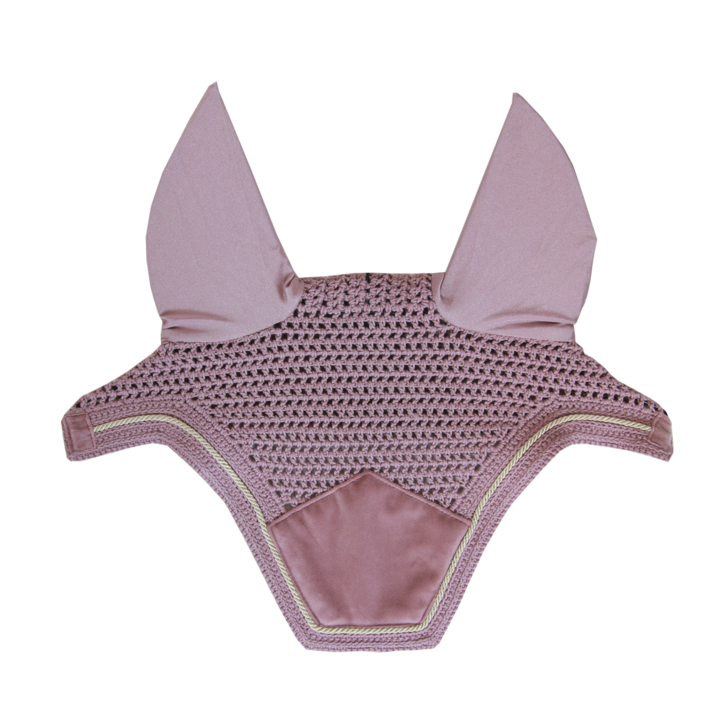 Wellington Velvet Fly Veil | Old Rose