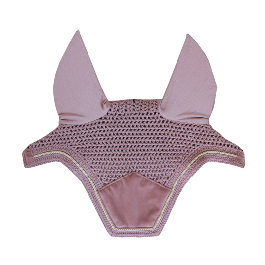 Wellington Velvet Fly Veil | Old Rose
