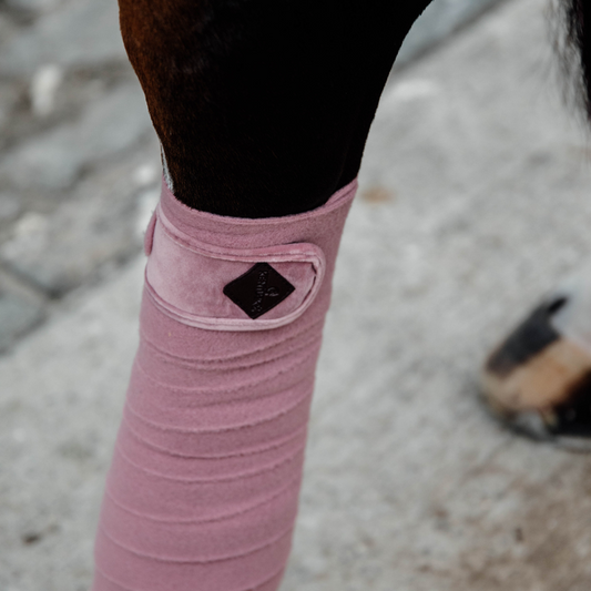 Velvet Polar fleece bandages | Old Rose