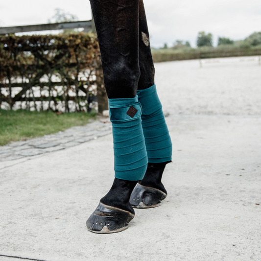 Velvet Polar fleece bandages | Emerald