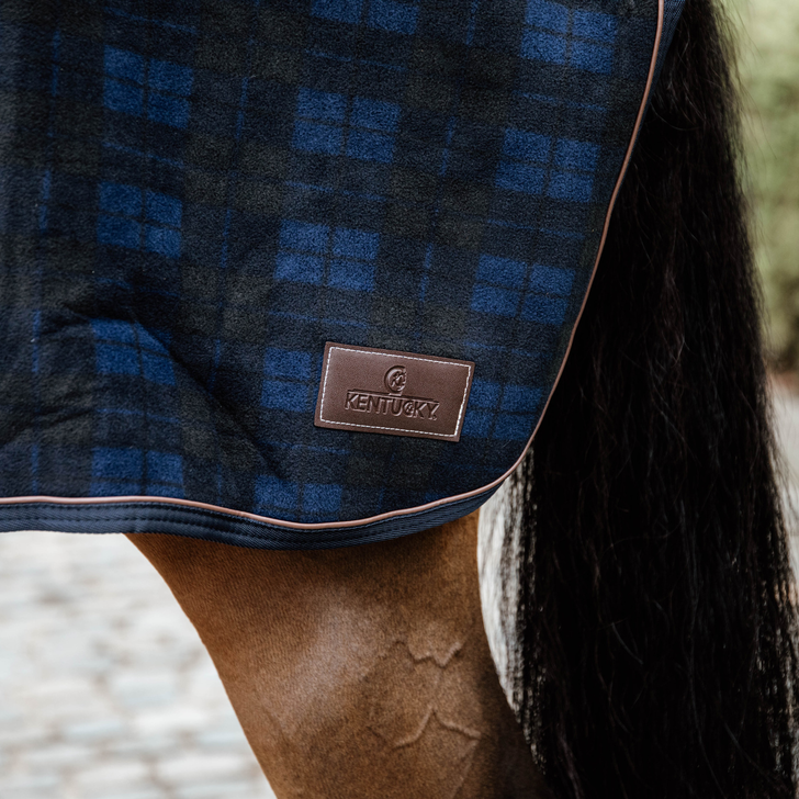 Quarter Rug Heavy Fleece | Check Printing
