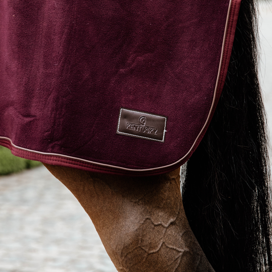 Quarter Rug Heavy Fleece | Bordeaux
