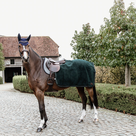 Quarter Rug Heavy Fleece | Pine Green