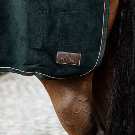 Quarter Rug Heavy Fleece | Pine Green