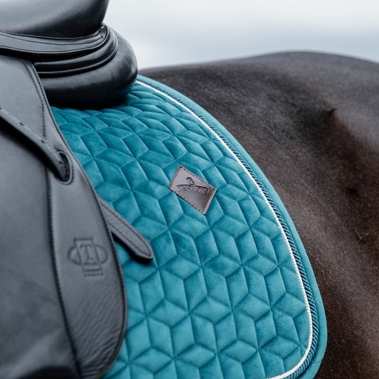 Velvet Dressage Saddle Pad | Emerald