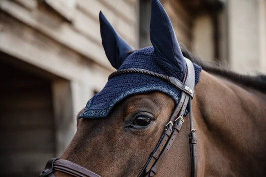 Fly Veil Wellington Glitter Stone | Navy