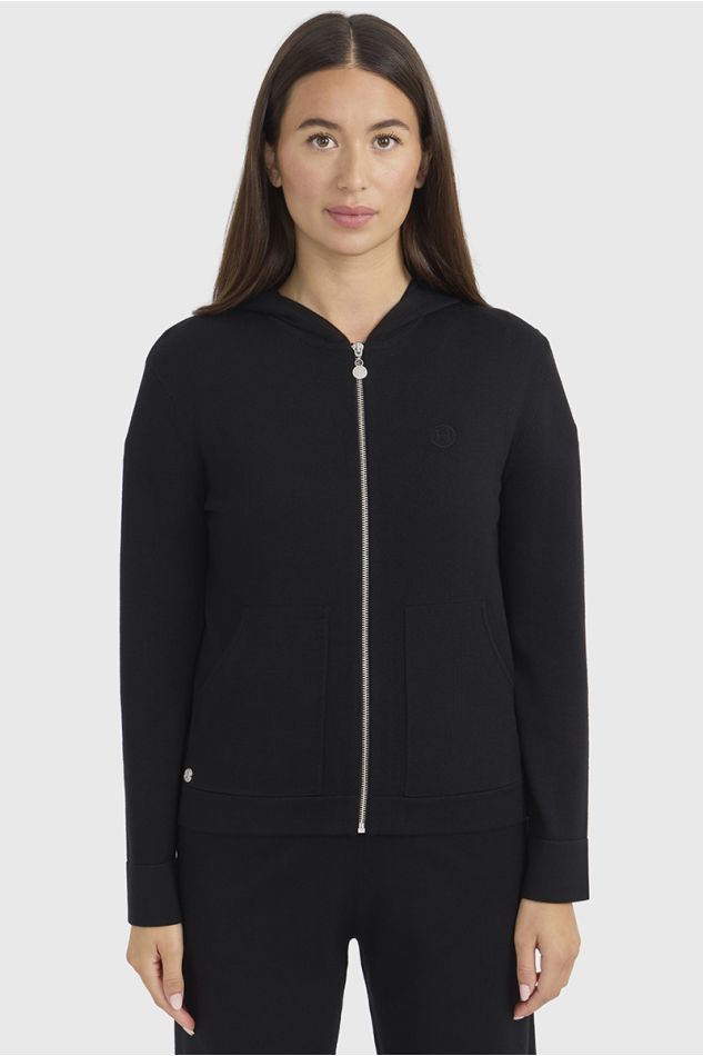 AMELIE Zipped Knit Sweater