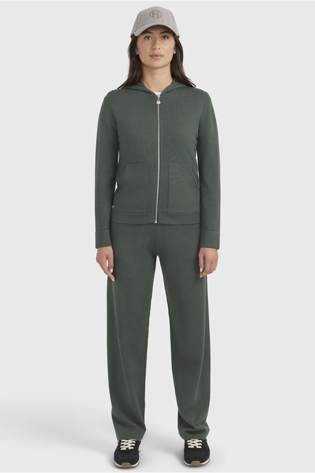 AMELIE Zipped Knit Sweater