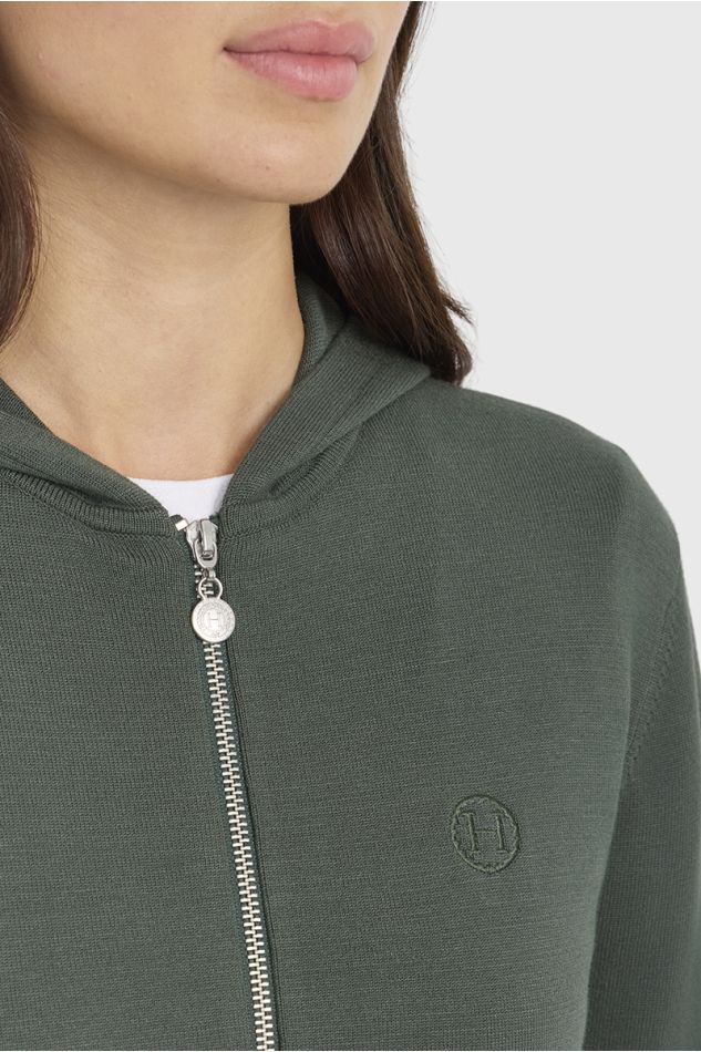 AMELIE Zipped Knit Sweater