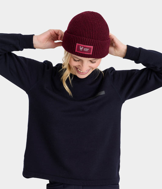 WOOL riding beanie