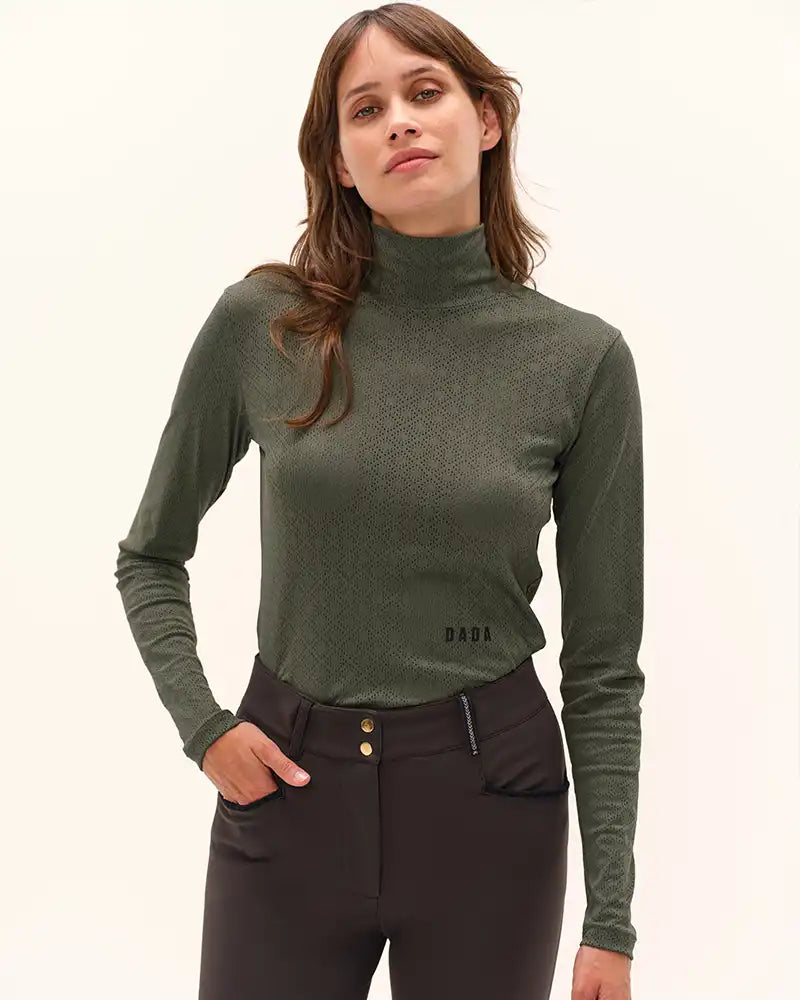 CALDER - Equestrian long-sleeved technical T-shirt