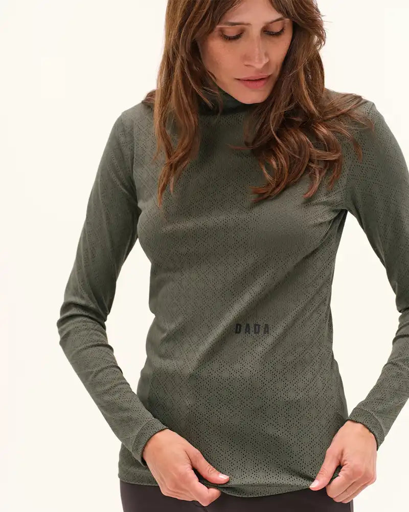 CALDER - Equestrian long-sleeved technical T-shirt