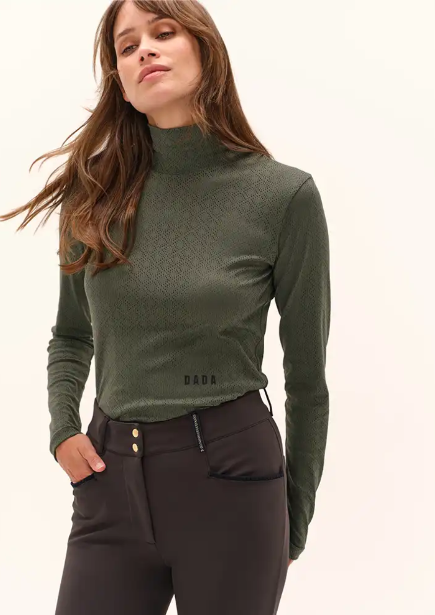 CALDER - Equestrian long-sleeved technical T-shirt