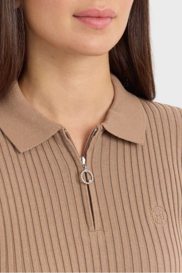 CELESTE Long Sleeves Polo