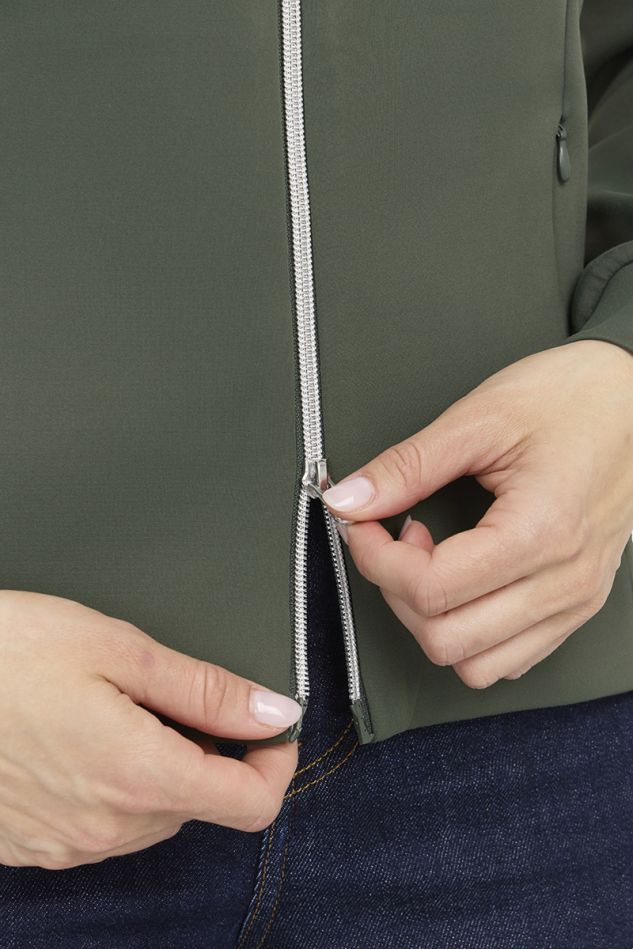 CLOTILDE -Technical zipped sweater