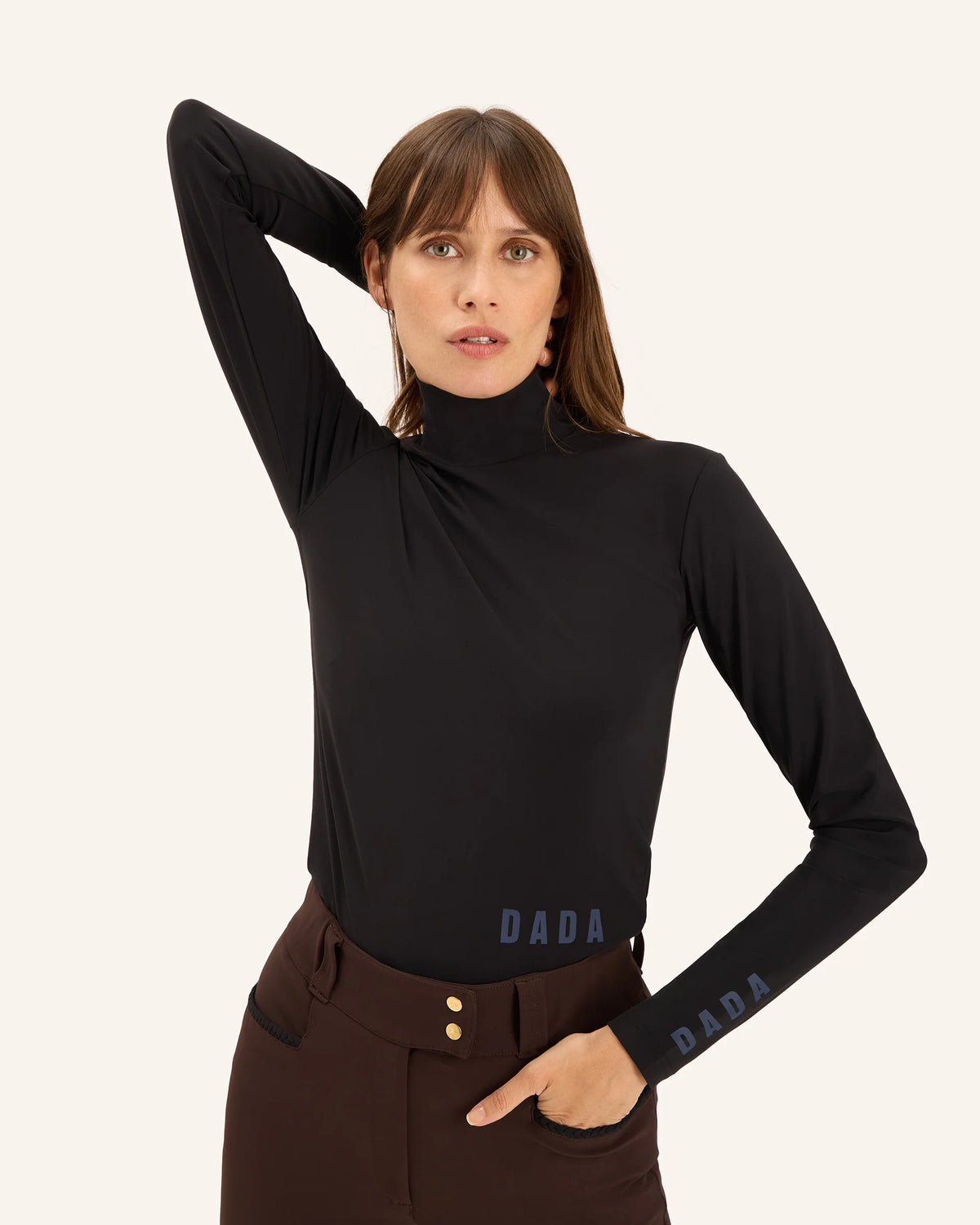 CONSUL - T-shirt technique à col roulé d'équitation