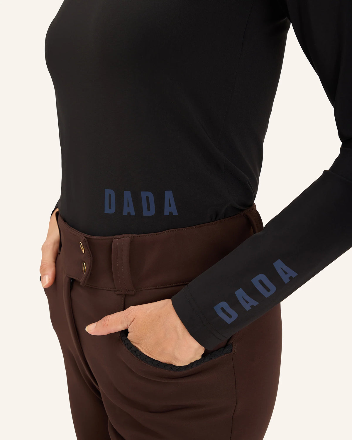 CONSUL - T-shirt technique à col roulé d'équitation