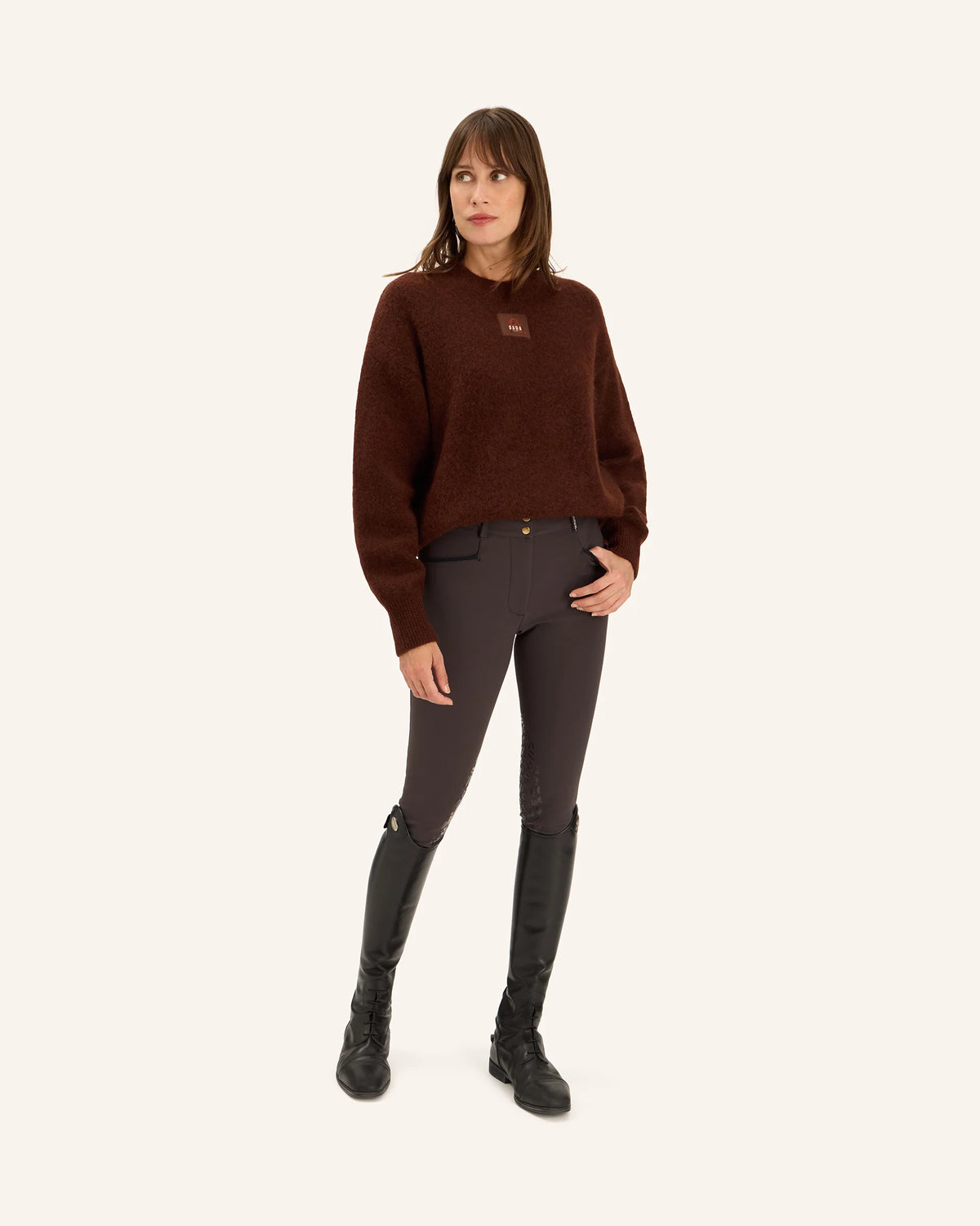 ECLIPSE - Hazelnut Mohair Wool Sweater