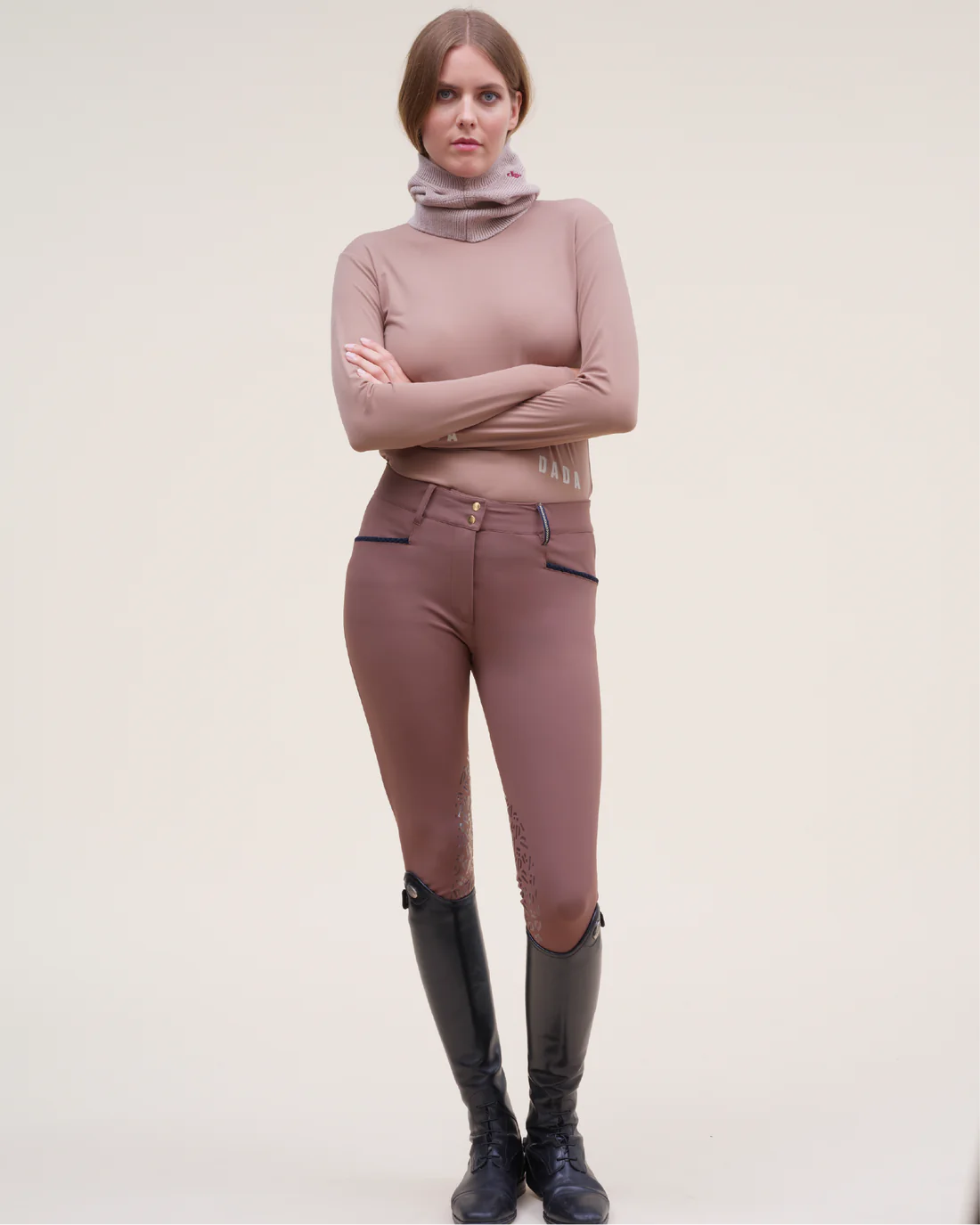 GIOVANI GRIP Riding Breeches | Café