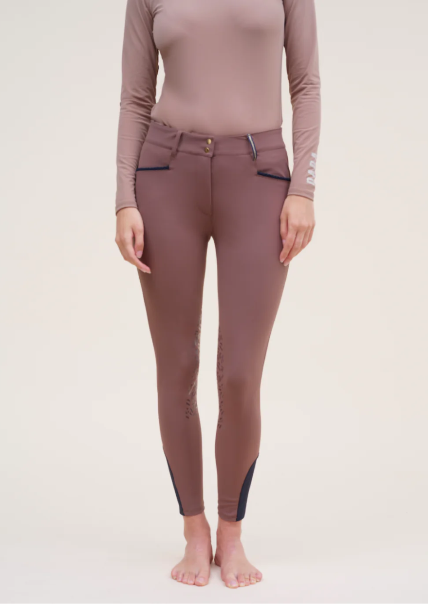 GIOVANI GRIP Riding Breeches | Café