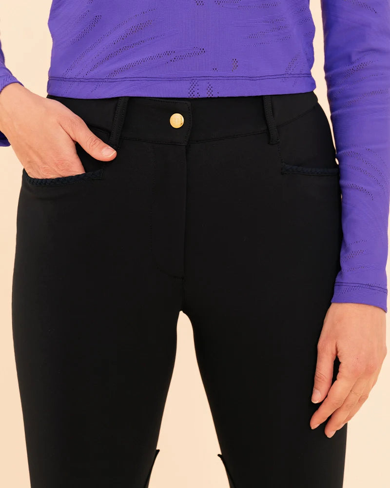 GIOVANI Light Riding Breeches | Black