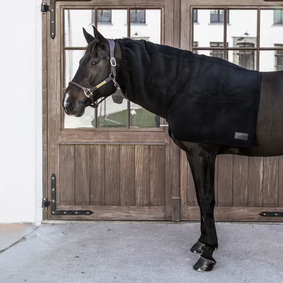 Foulard pour cheval Heavy Fleece | Noir