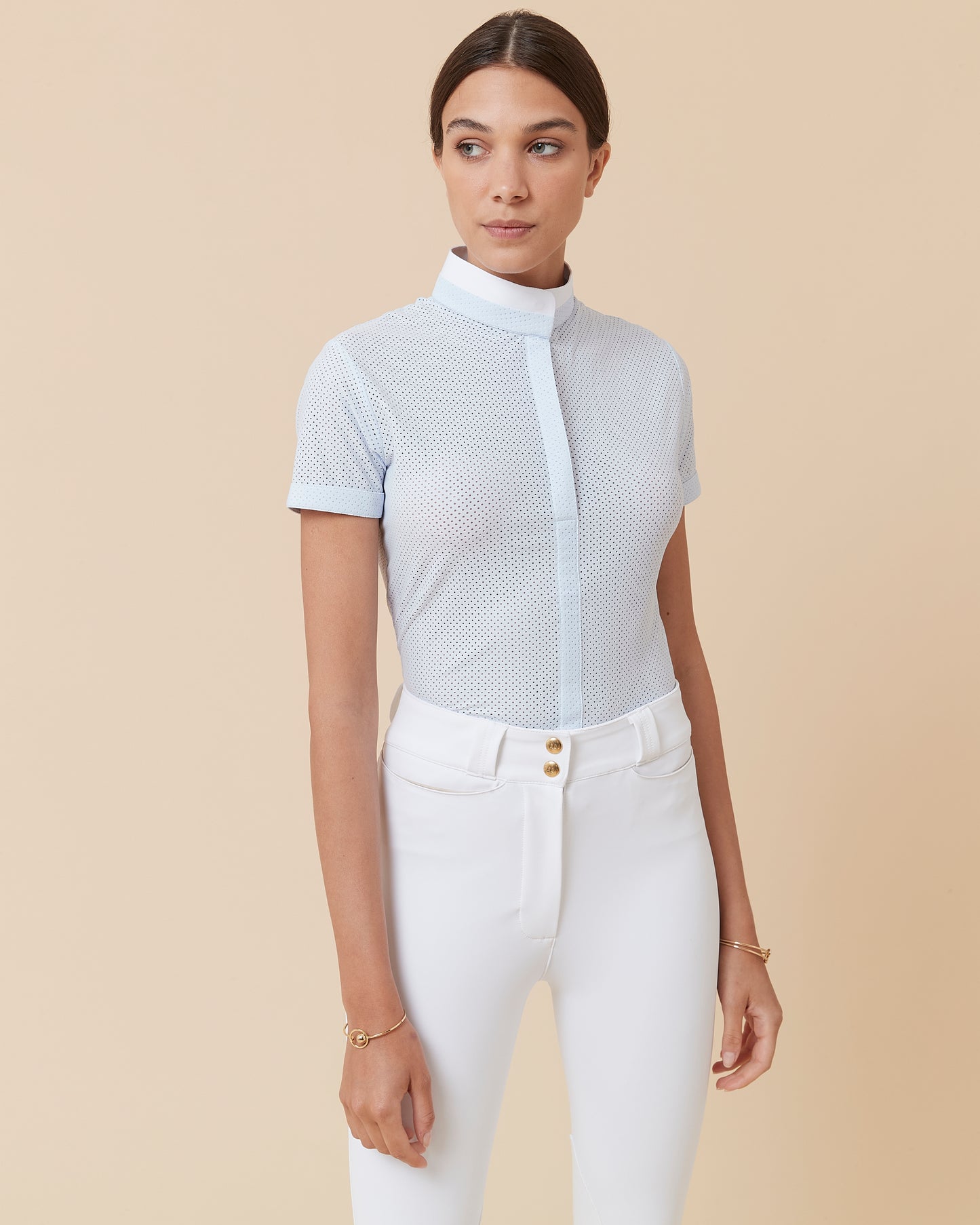 HELIOS Short Sleeves Show Shirt | Céleste