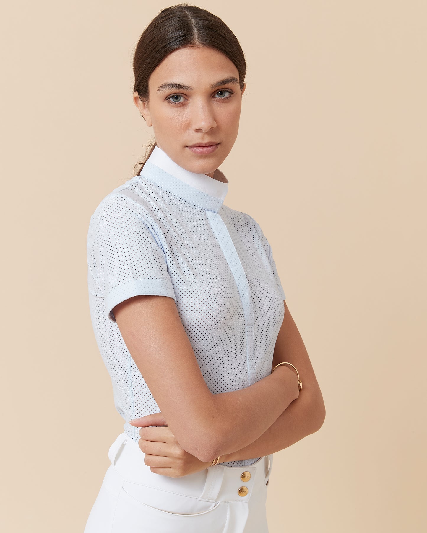 HELIOS Short Sleeves Show Shirt | Céleste