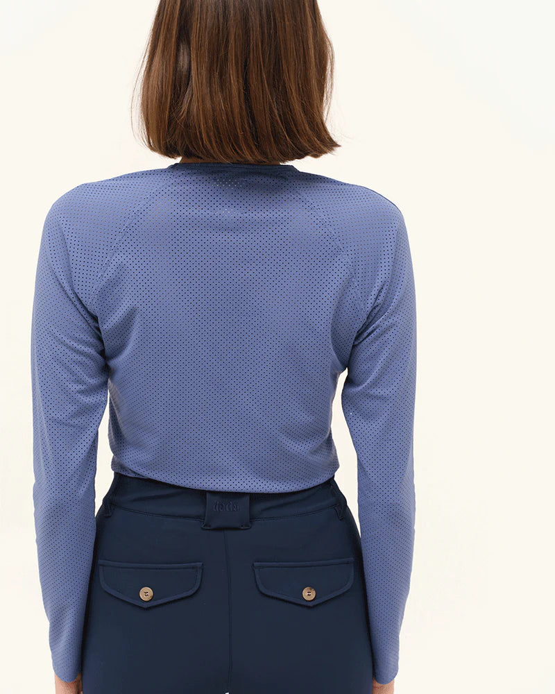 JAZZ - T-shirt technique d'équitation manches longues microperforé