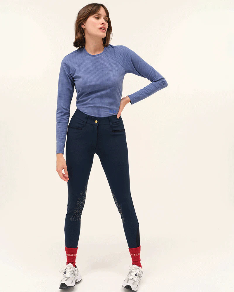 JAZZ - T-shirt technique d'équitation manches longues microperforé