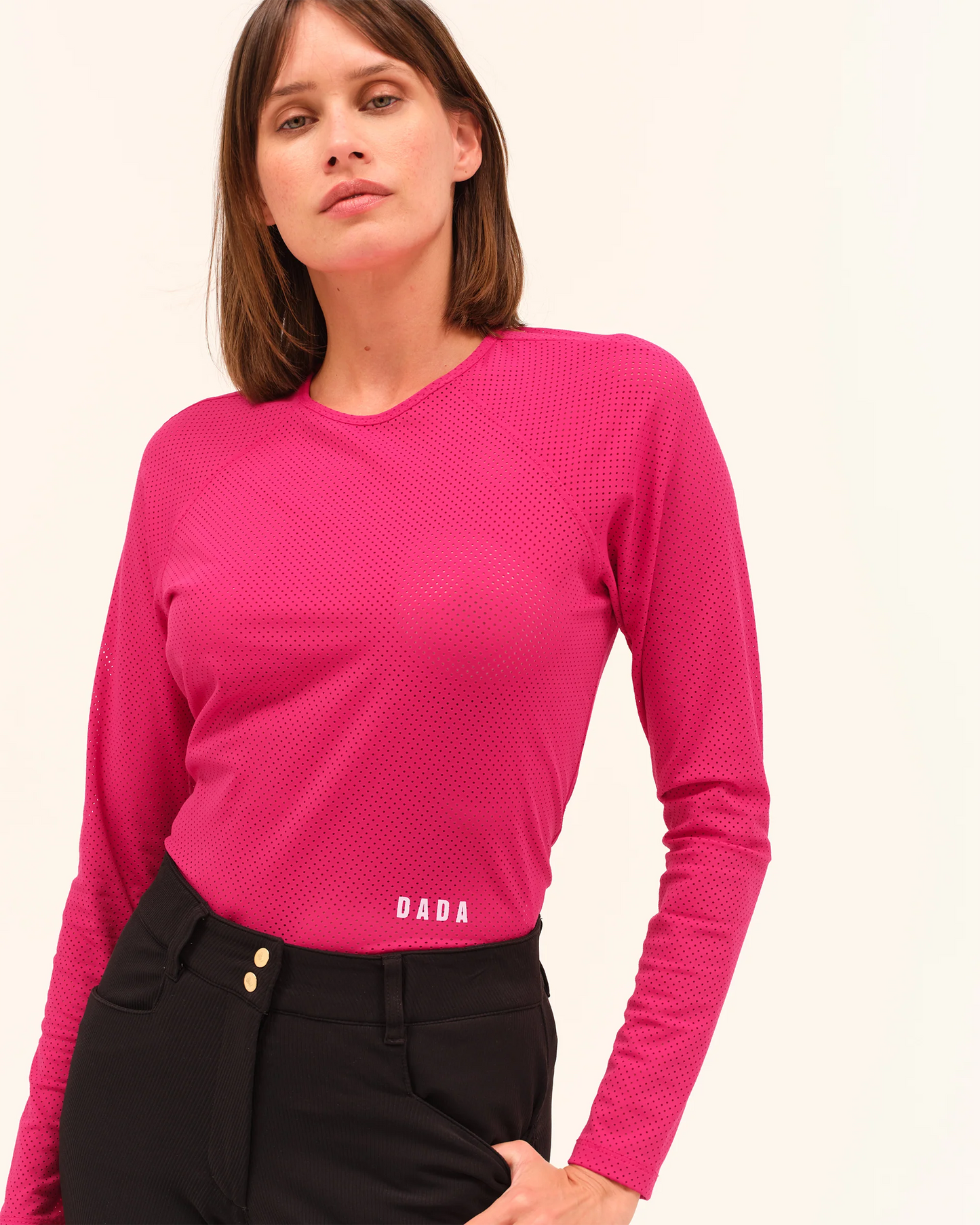 JAZZ - Micro-Perforated Long-Sleeve Equestrian T-Shirt