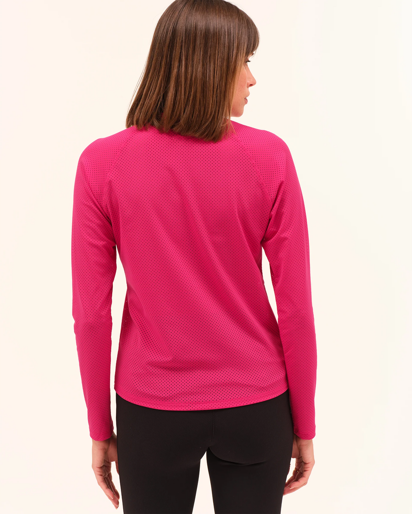 JAZZ - Micro-Perforated Long-Sleeve Equestrian T-Shirt