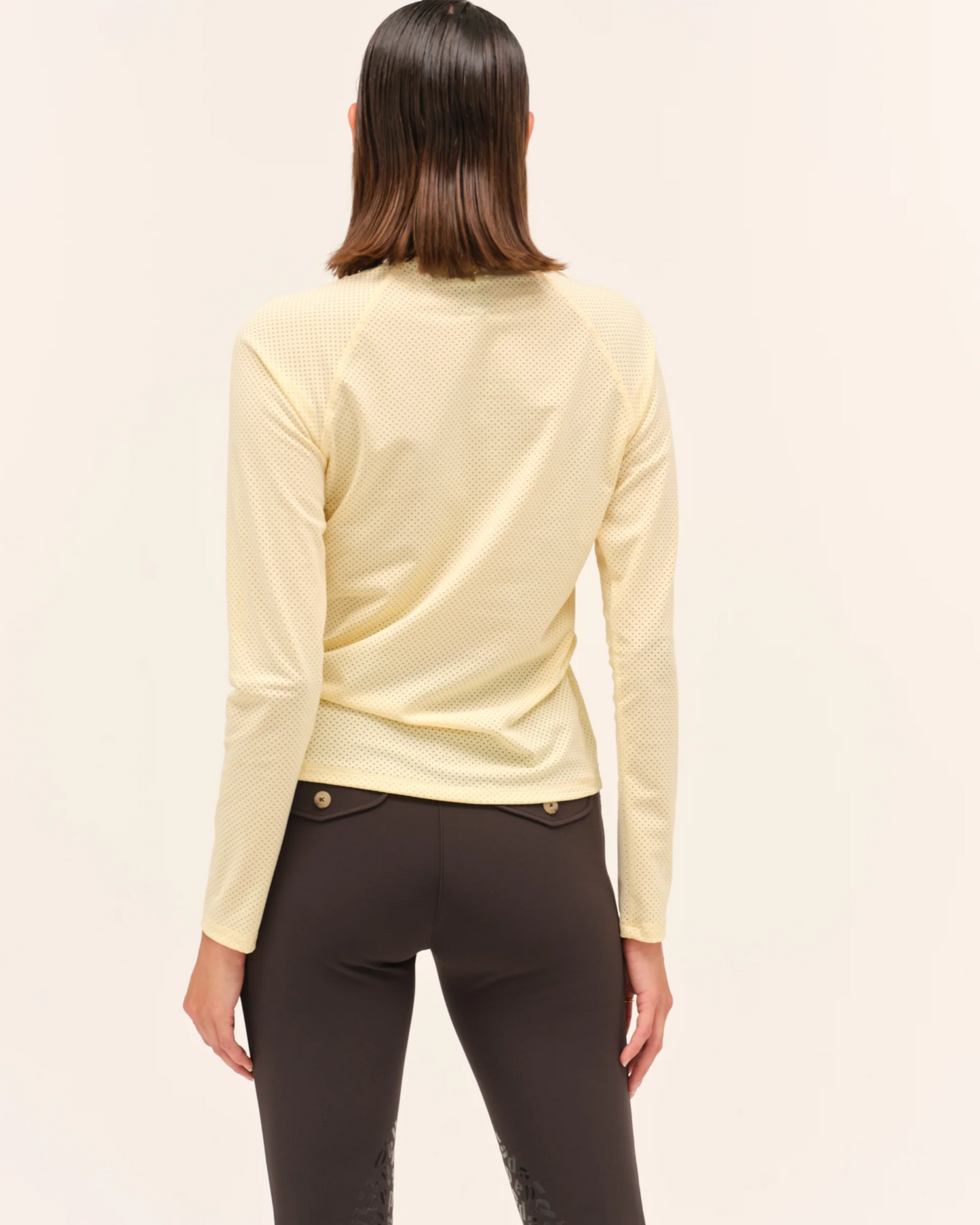 JAZZ - Micro-Perforated Long-Sleeve Equestrian T-Shirt