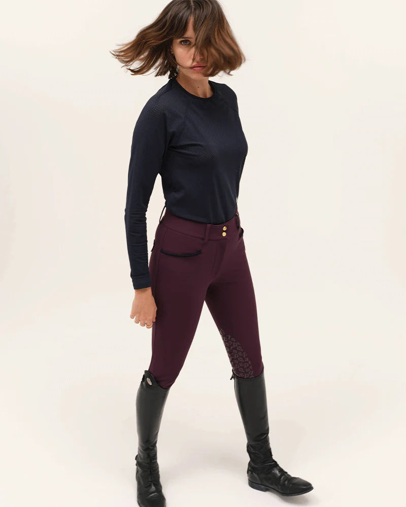 JAZZ - T-shirt technique d'équitation manches longues microperforé