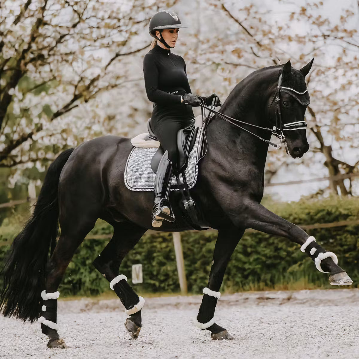 Saddle Pad Pied-de-Poule Dressage