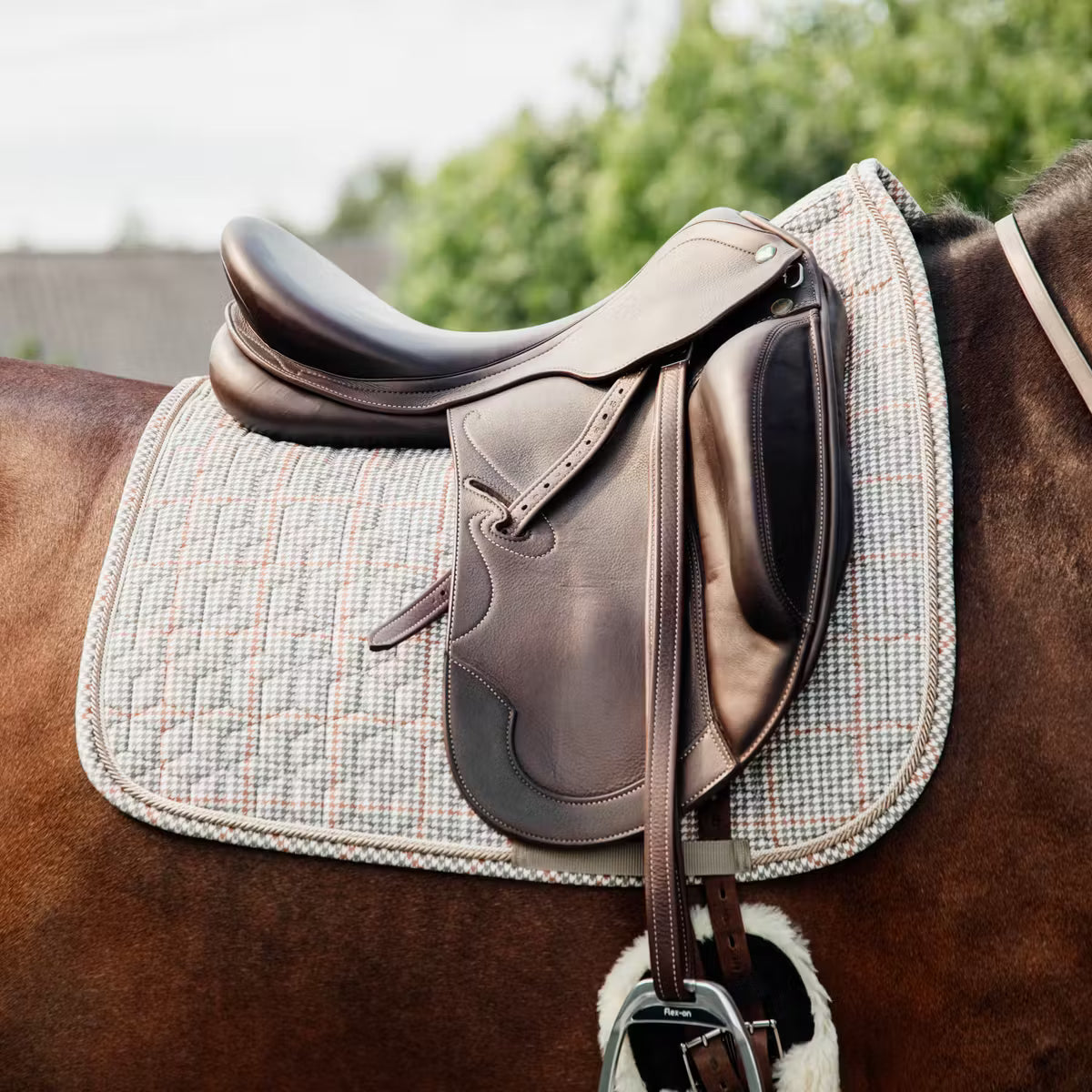 Saddle Pad Pied-de-Poule Dressage