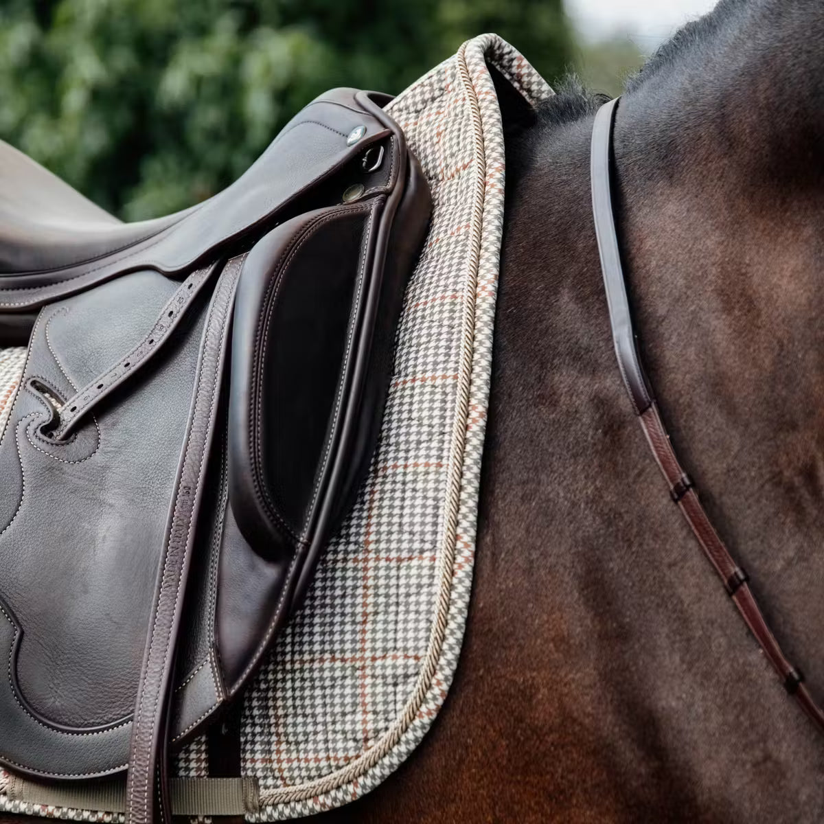 Saddle Pad Pied-de-Poule Dressage