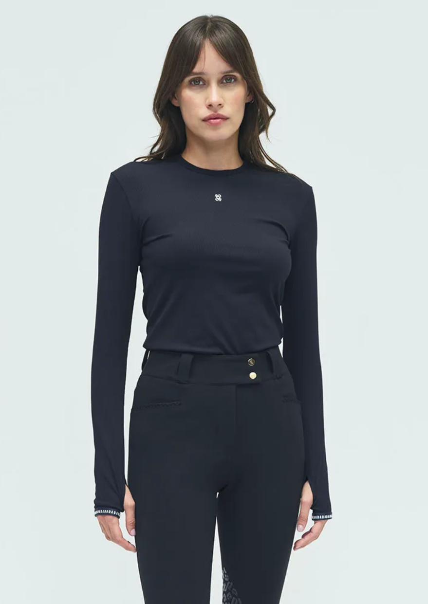 KIRA - Technical Long-Sleeve Equestrian T-Shirt