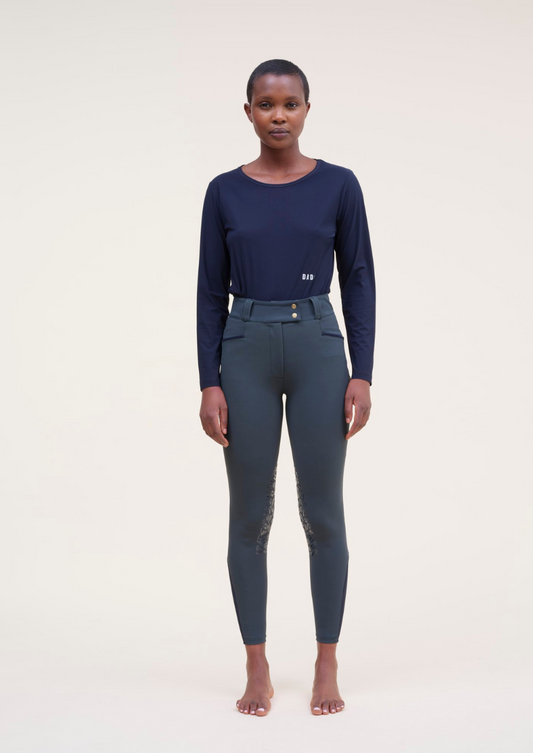 KIT - High Waist Riding Breeches + Grip