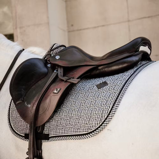 Tapis de Selle Pied-de-Poule Jumping