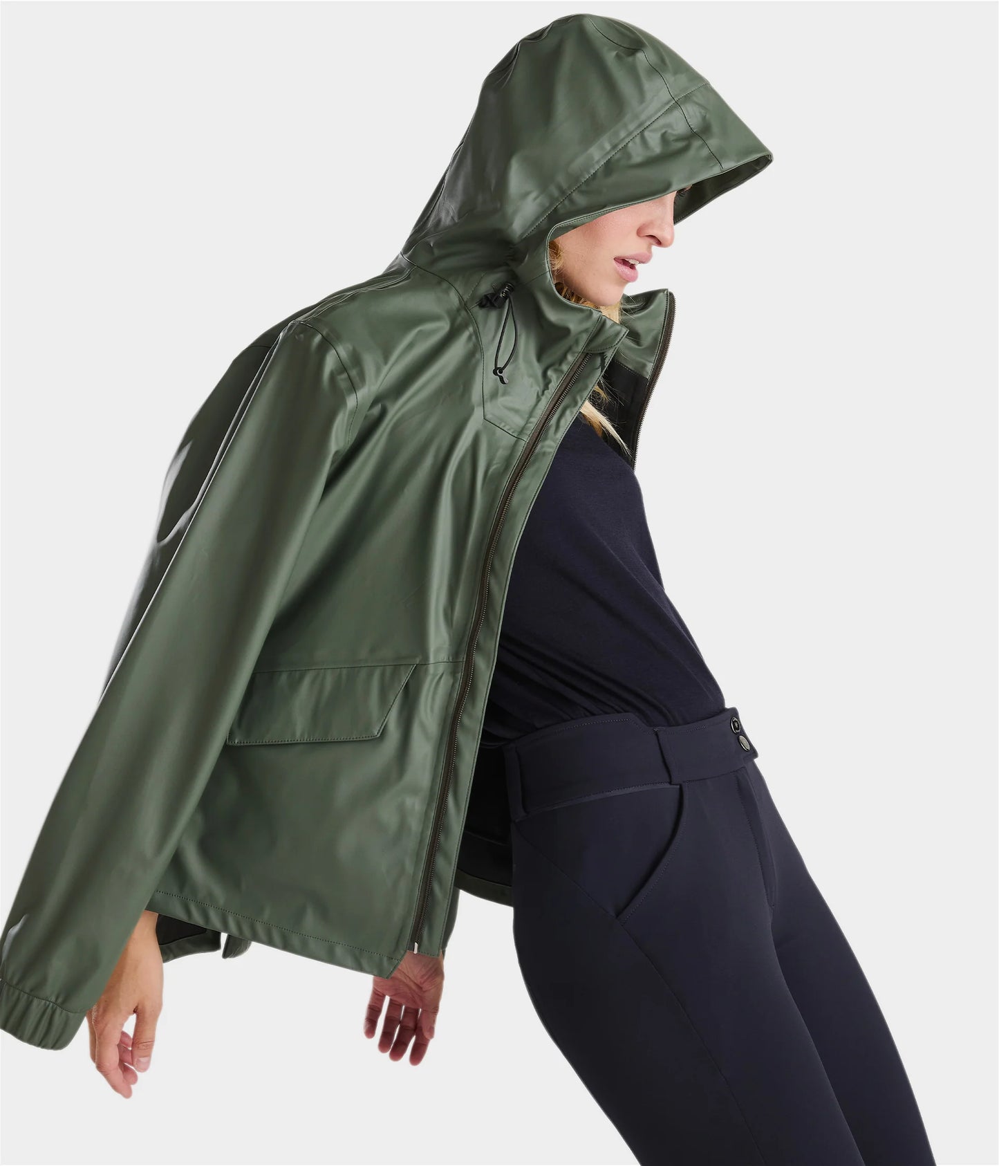 RAINTECH Shorts Women's Waterproof Riding Coat