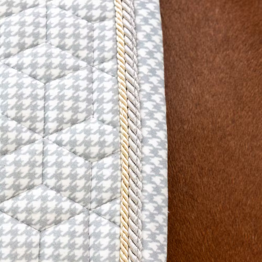 Saddle Pad Pied-de-Poule Jumping