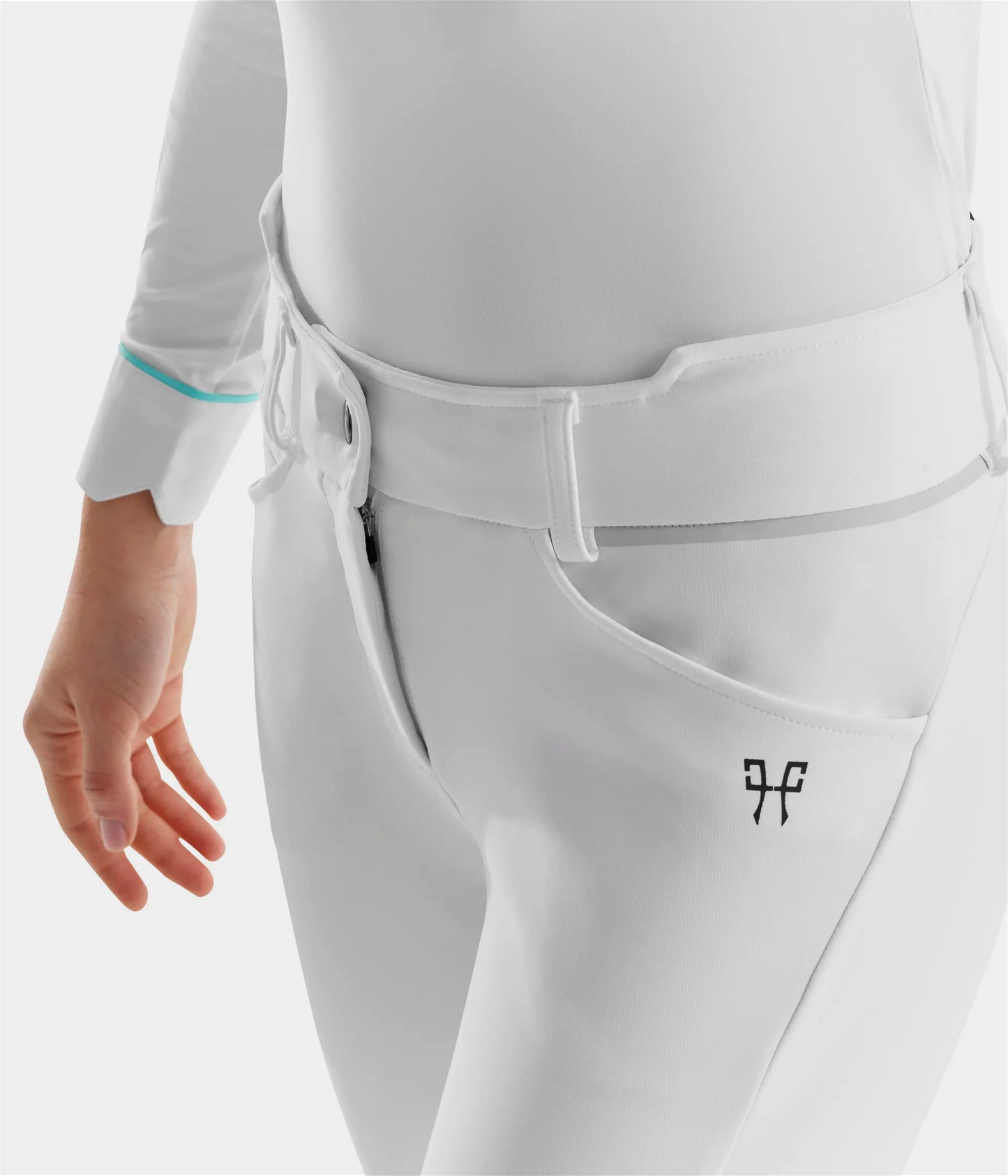 X-Design Women Pants | White/Grey